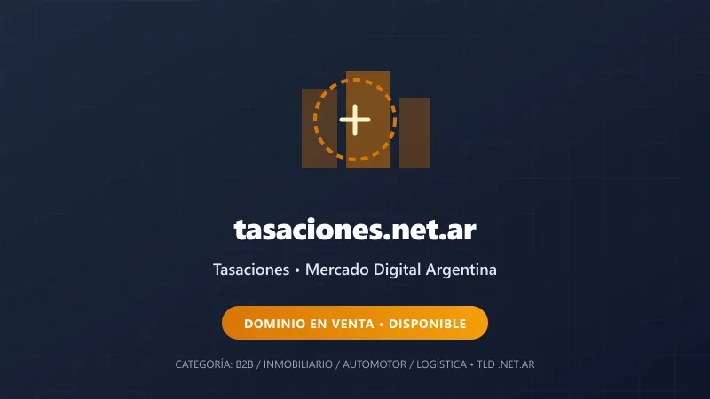 Identidad gráfica y activo digital para Tasaciones en Argentina